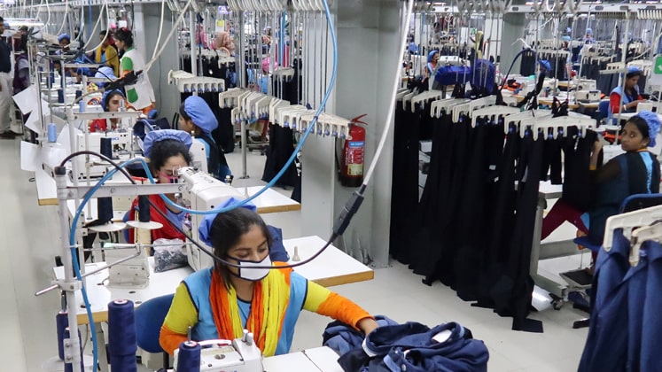 Garment factory in Bangladesh