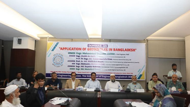 _IEB conducts seminar on 'Application of Geotextiles in Bangladesh', highlights importance in engineering projects